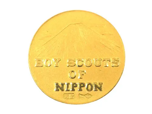 1967年ボーイスカウト世界ジャンボリー記念メダル 三重県 津市】K24YG 純金 ボーイスカウト 世界ジャンボリー記念メダル
