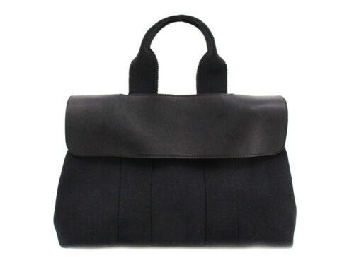 【三重県 鈴鹿市】エルメス ヴァルパライソPM トワルシェブロン×レザー ブラック 買取実績 2026.03