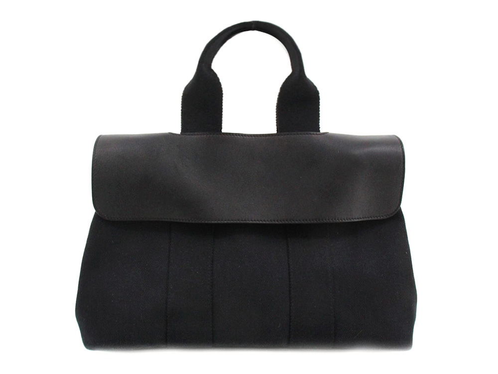 【三重県 鈴鹿市】エルメス ヴァルパライソPM トワルシェブロン×レザー ブラック 買取実績 2026.03