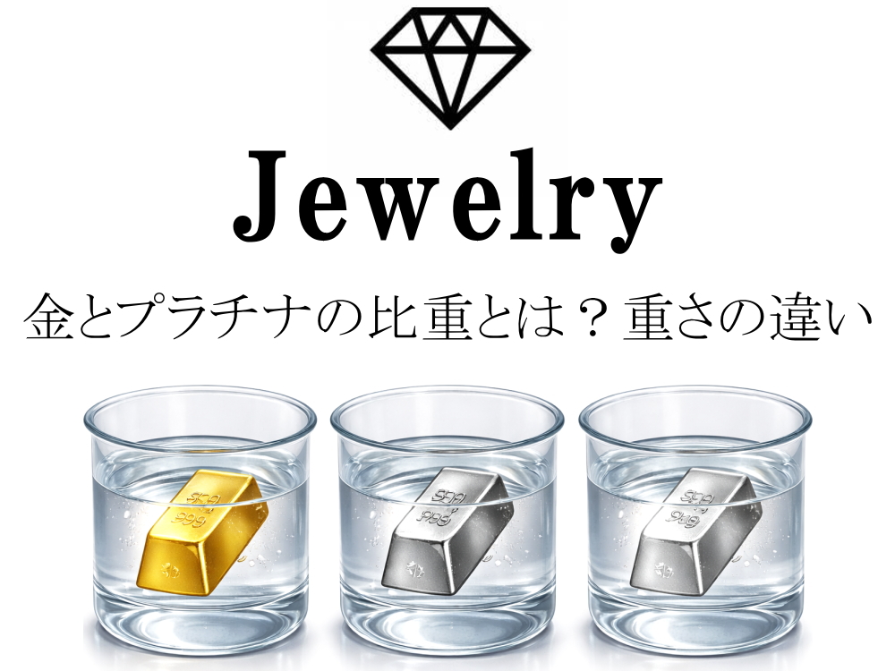 金とプラチナの比重とは？重さの違い・貴金属の比重一覧と見分け方
