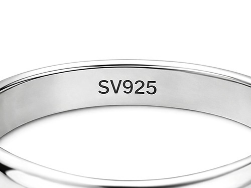 指輪のSV925刻印の例
