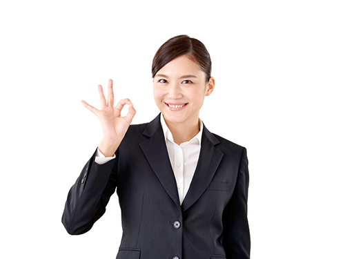 笑顔の女性スタッフイメージ