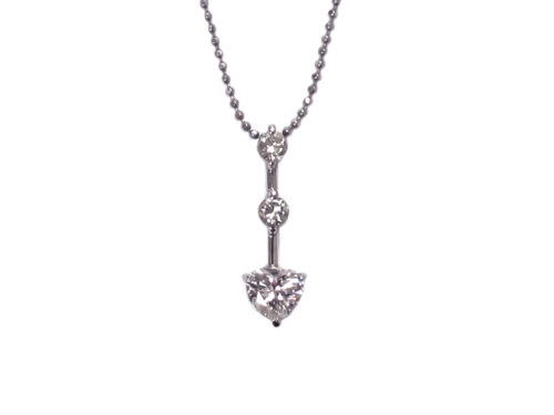 【三重県 鈴鹿市】Pt900×Pt850 プラチナ トリリアントカット ダイヤモンドネックレス 0.73ct 5.0g 買取実績 2026.05