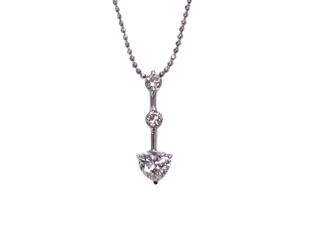 【三重県 鈴鹿市】Pt900×Pt850 プラチナ トリリアントカット ダイヤモンドネックレス 0.73ct 5.0g 買取実績 2026.05