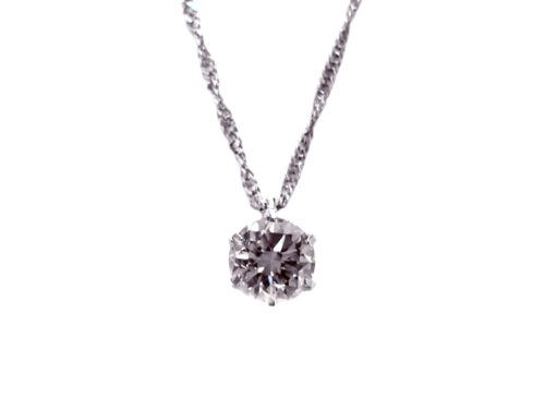 【三重県 鈴鹿市】Pt900×Pt850 プラチナ ソリティア ダイヤモンドネックレス 1.02ct 4.5g 買取実績 2026.07