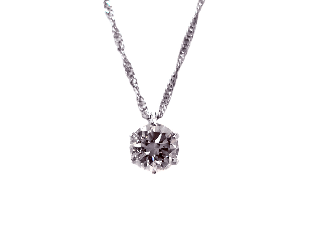 【三重県 鈴鹿市】Pt900×Pt850 プラチナ ソリティア ダイヤモンドネックレス 1.02ct 4.5g 買取実績 2026.07