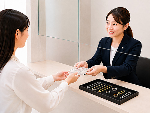 ジュエリーの質預かりイメージ