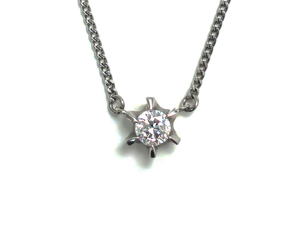 【三重県 津市】 Pt900×Pt850 プラチナ ダイヤモンド ネックレス 0.36ct 5.9g 買取実績 2020.06