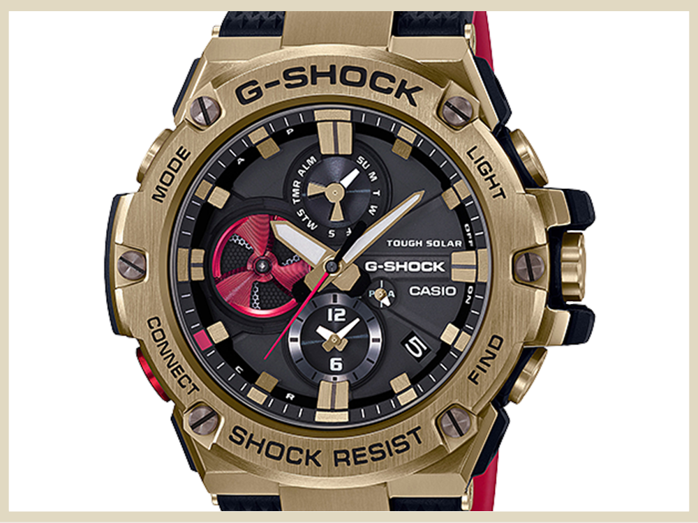 ブランド時計 高価買取アイテム CASIO G-SHOCK G-STEEL GST-B100RH-1AJR