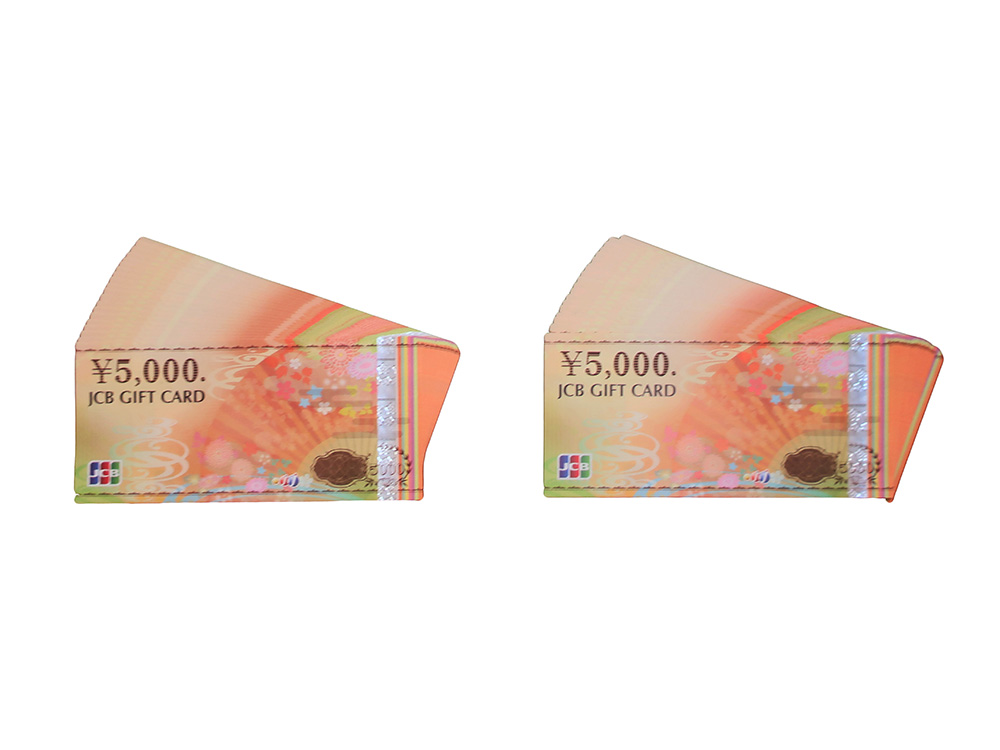 【三重県 四日市市】JCBギフトカード 5,000円 40枚 買取実績 2020.11