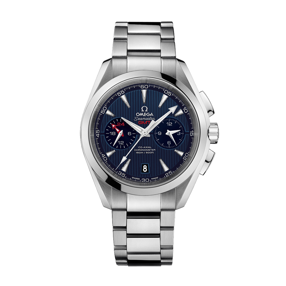 オメガ シーマスター アクアテラ 150M コーアクシャル クロノメーター GMT クロノグラフ 43MM 231.10.43.52.03.001 買取相場