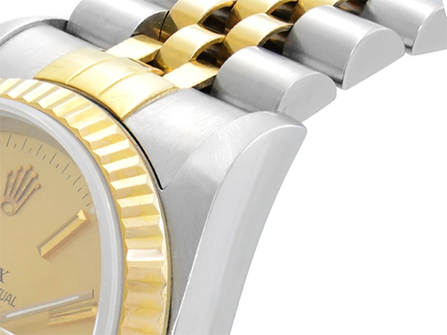 【2022年 冬】ロレックス(ROLEX) デイトジャスト 16233 買取価格相場 情報 マイナーチェンジ 1995年 ケースサイドの横穴が無くなる