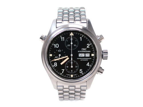 【三重県 鈴鹿市】IWC ドッペルクロノグラフ メンズウオッチ ブラック 3713 買取実績 2022.05