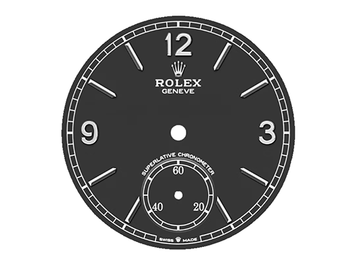 【2023年新作】ロレックス(ROLEX) パーペチュアル 1908 シースルーバックのドレスウォッチ マットブラック文字盤